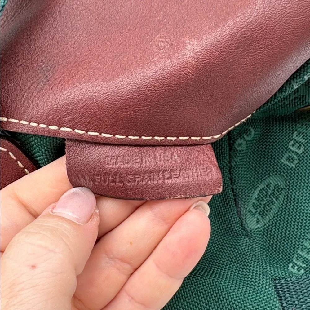 Vintage Land Rover Defender Green Canvas Leather Strap Duffle Bag BLEMISHES